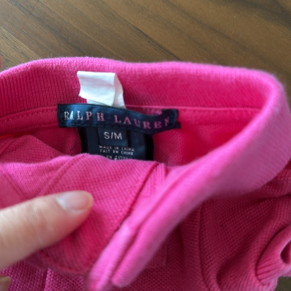 Ralph Lauren dog polo. Pink. Size small - Picture 2 of 2